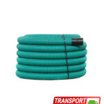 Teava de drenaj dublu strat, Tub Ø110 mm, Verde, Lungime 25 ml