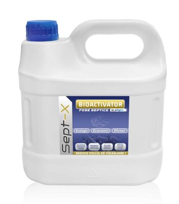 Cadru detaliat pentru sticla de 3L bioactivator fosa septica SEPT-X