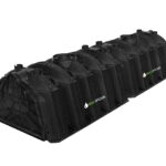 Kit de dren percolare BioFos cu două tuneluri, soluție ideală pentru evacuarea eficientă a apei uzate din fose septice sau pentru drenarea apei pluviale