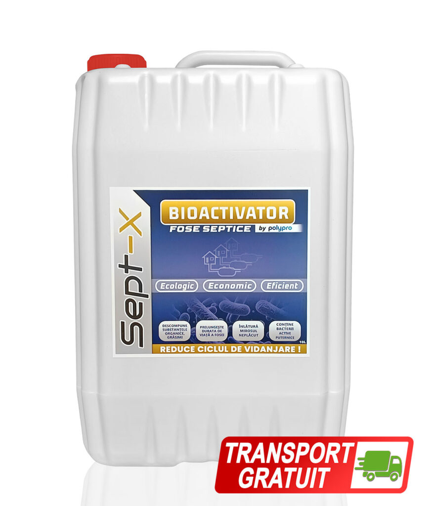 bioactivator fosa septica SEPT-X 10L cu transport gratuit
