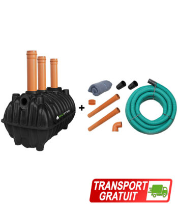Pachet fosa 1100L si kit drenaj de la BioFos - pachetul Basic 1100 cu transport gratuit