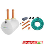 Pachet fosa 2000L si kit drenaj de la BioFos - pachetul Basic 2000 cu transport gratuit