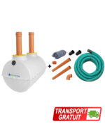 Pachet fosa 2000L si kit drenaj de la BioFos - pachetul Basic 2000 cu transport gratuit