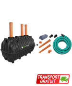 Pachet fosa 2200L si kit drenaj de la BioFos - pachetul Basic 2200 cu transport gratuit