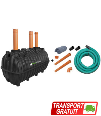 Pachet fosa 2200L si kit drenaj de la BioFos - pachetul Basic 2200 cu transport gratuit