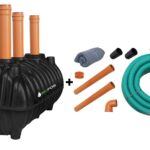 Fosă septică 1100L cu kit de instalare si drenaj + transport inclus