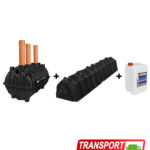 Pachet fosa 1100L si kit percolaj cu 2 tunele de la BioFos si 5L bioactivator SEPT-X - pachetul PREMIUM 1100 cu transport gratuit