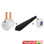 Pachet fosa 2000L si kit percolaj cu 4 tunele de la BioFos si 5L bioactivator SEPT-X - pachetul PREMIUM 2000 cu transport gratuit