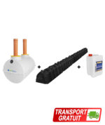 Pachet fosa 2000L si kit percolaj cu 4 tunele de la BioFos si 5L bioactivator SEPT-X - pachetul PREMIUM 2000 cu transport gratuit