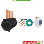 Pachet fosa 1600L si kit drenaj de la BioFos si 5L bioactivator SEPT-X - pachetul SMART 1600 cu transport gratuit