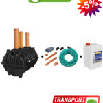 Fosă ecologică 1100L cu kit de instalare si drenaj, SEPT-X 5L [SMART 1100]