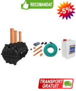 Fosă ecologică 1100L cu kit de instalare si drenaj, SEPT-X 5L [SMART 1100]