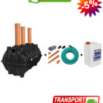 Fosă ecologică 1600L cu kit de instalare si drenaj, SEPT-X 5L [SMART 1600]