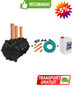 Fosă ecologică 1600L cu kit de instalare si drenaj, SEPT-X 5L [SMART 1600]