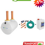 Fosă ecologică 2000L cu kit de instalare si drenaj, SEPT-X 5L [SMART 2000]