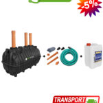 Fosă ecologică 2200L cu kit de instalare si drenaj, SEPT-X 5L [SMART 2200]