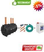 Fosă ecologică 2200L cu kit de instalare si drenaj, SEPT-X 5L [SMART 2200]
