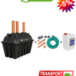 Fosă ecologică 2500L cu kit de instalare si drenaj, SEPT-X 5L [SMART 2500]