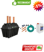 Fosă ecologică 2500L cu kit de instalare si drenaj, SEPT-X 5L [SMART 2500]