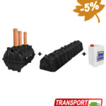 Fosă septică 2-3 persoane, 1100L, cu kit percolaj, SEPT-X 5L [PREMIUM 1100]