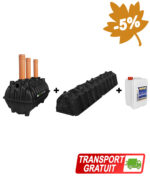 Fosă septică 2-3 persoane, 1100L, cu kit percolaj, SEPT-X 5L [PREMIUM 1100]