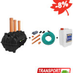 Fosă ecologică 1100L cu kit de instalare si drenaj, SEPT-X 5L [SMART 1100]