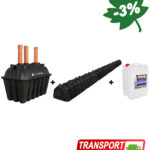 Fosă ecologică 2500L, cu kit percolaj, SEPT-X 20L [PREMIUM PLUS 2500]