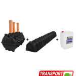 Pachet fosa 1600L si kit percolaj cu 3 tunele de la BioFos si 20L bioactivator SEPT-X - pachetul PREMIUM PLUS 1600 cu transport gratuit