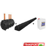 Pachet fosa 2200L si kit percolaj cu 5 tunele de la BioFos si 20L bioactivator SEPT-X - pachetul PREMIUM PLUS 2200 cu transport gratuit