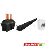 Pachet fosa 2500L si kit percolaj cu 5 tunele de la BioFos si 20L bioactivator SEPT-X - pachetul PREMIUM PLUS 2500 cu transport gratuit