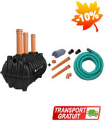 Fosă septică 1600L cu kit de instalare si drenaj [BASIC 1600]