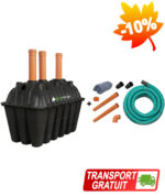 Fosă septică 2500L cu kit de instalare si drenaj [BASIC 2500]